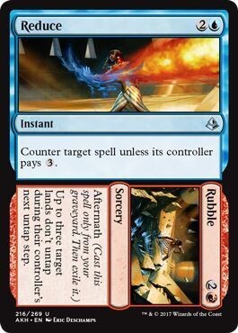 Reduce // Rubble 216/269
Amonkhet Singles(Español)