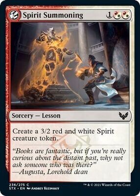 Spirit Summoning 236/275 Strixhaven: School of Mages Singles (Español)