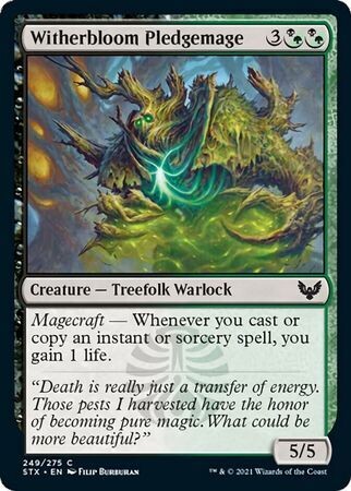 Witherbloom Pledgemage 249/275
Strixhaven: School of Mages Singles