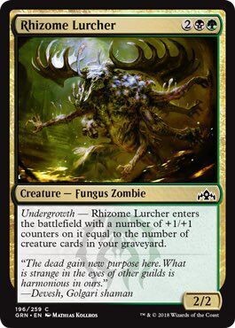 Rhizome Lurcher 196/259
Guilds of Ravnica Singles