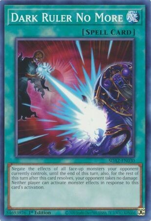 GA Dark Ruler No More - SDAZ-EN030 - Common 1st Edition Structure Deck: Albaz Strike 1st Edition Singles