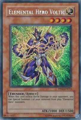 Elemental Hero Voltic - PP02-EN014 - Secret Rare Premium Pack: Series PP01 &amp; PP02 Secret Rares