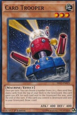 Card Trooper - SR02-EN023 - Common 1st Edition Structure Deck: Rise of the True Dragons 1st Edition Singles (esopanol)