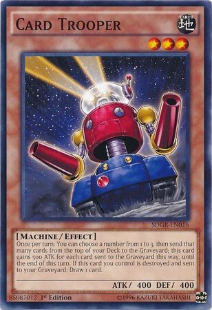 Card Trooper - SDGR-EN016 - Common 1st Edition
Structure Deck: Geargia Rampage SDGR 1st Edition Singles