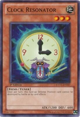 Clock Resonator - EXVC-EN007 - Common 1st Edition Extreme Victory 1st Edition Singles