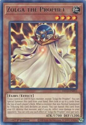 Zolga the Prophet - KICO-EN012 - Rare 1st Edition King&#39;s Court 1st Edition Singles (espanol)