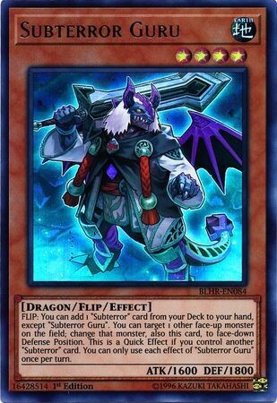 SH Subterror Guru - BLHR-EN084 - Ultra Rare 1st Edition Battles of Legend: Hero&#39;s Revenge Singles