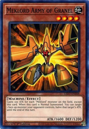 Meklord Army of Granel - LED7-EN048 - Common 1st Edition
Legendary Duelists: Rage of Ra 1st Edition Singles