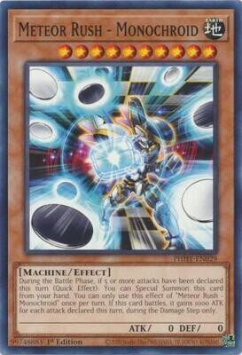 Meteor Rush - Monochroid - PHHY-EN029 - Common 1st Edition Photon Hypernova 1st Edition Singles