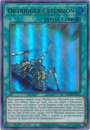 Outrigger Extension - MP20-EN217 - Ultra Rare 1st Edition 2020 Mega-Tin: Lost Memories 1st Edition Singles