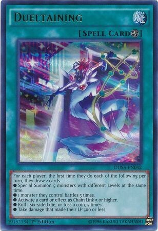 Dueltaining - DUSA-EN042 - Ultra Rare 1st Edition
Duelist Saga 1st Edition Singles