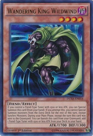 Wandering King Wildwind - DUSA-EN016 - Ultra Rare 1st Edition
Duelist Saga 1st Edition Singles