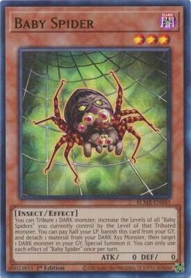 Baby Spider - BLMR-EN045 - Ultra Rare 1st Edition Monstrous Revenge 1st Edition Singles