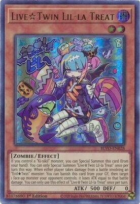 SH Live☆Twin Lil-la Treat - BLVO-EN028 - Ultra Rare 1st Edition
Blazing Vortex 1st Edition Singles