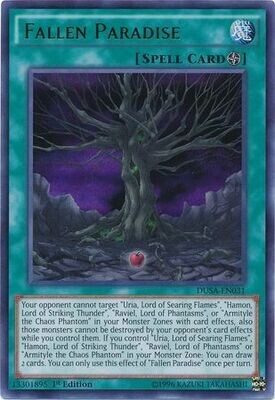 Fallen Paradise - DUSA-EN031 - Ultra Rare 1st Edition
Duelist Saga 1st Edition Singles