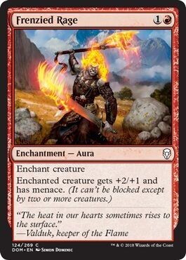 Frenzied Rage 124/269 Dominaria Singles