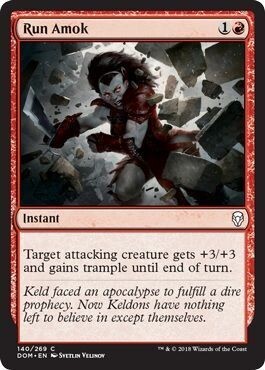 Run Amok 140/269
Dominaria Singles (Español)