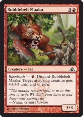 Rubblebelt Maaka 38/156 - Dragon&#39;s Maze Singles