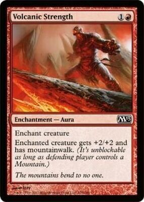 Volcanic Strength 158/249 - Magic 2013 (M13) Singles