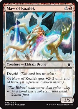 Maw of Kozilek 099/184 - Oath of the Gatewatch Singles (Japones)
