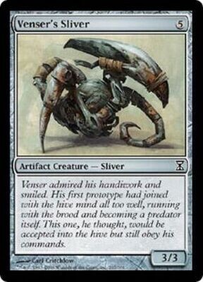 Venser&#39;s Sliver Time Spiral Singles