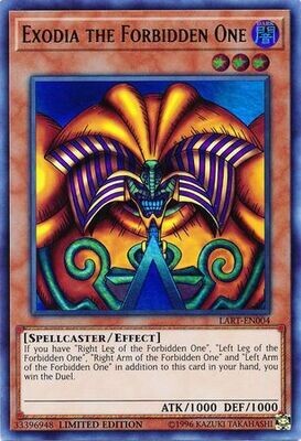 Exodia the Forbidden One - LART-EN004 - Ultra Rare
The Lost Art Promotion (Espanol)