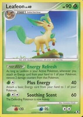 Leafeon - 45/111 - Uncommon
Platinum: Rising Rivals Singles