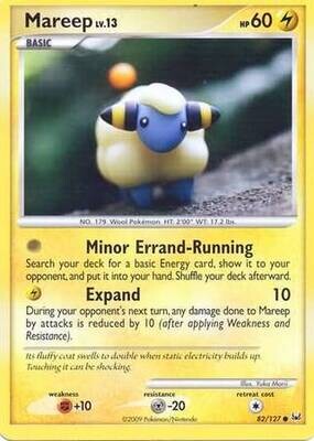 Mareep - 82/127 - Common
Platinum (Base Set) Singles
