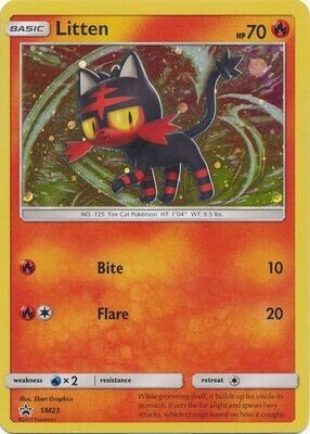 Litten - SM23 - Holo Promo
Pokemon Sun &amp; Moon Promos