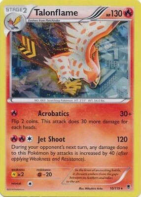 Talonflame - 10/119 - Shattered Holo Rare
Pokemon Theme Deck Exclusives