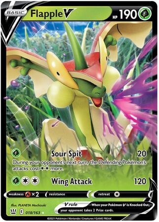 Flapple V - 018/163 - Ultra Rare
Sword &amp; Shield: Battle Styles Singles