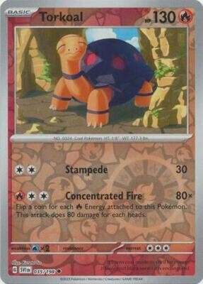 MY01 Torkoal - 035/198 - Uncommon Reverse Holo
Scarlet &amp; Violet (Base Set) Reverse Holo Singles