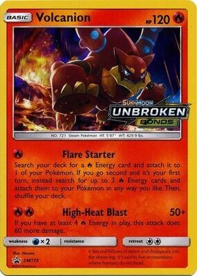 Volcanion - SM179 - Pre-Release Promo
Pokemon Sun &amp; Moon Promos (Espanol)