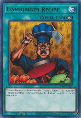 Hamburger Recipe - WISU-EN042 - Rare 1st Edition Wild Survivors 1st Edition Singles