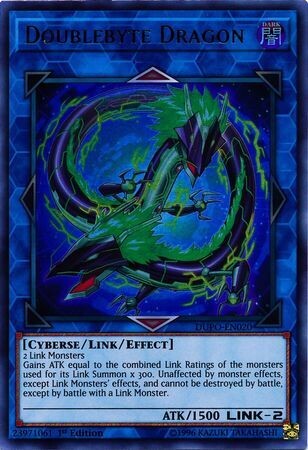 Doublebyte Dragon - DUPO-EN020 - Ultra Rare 1st Edition Duel Power 1st Edition Singles