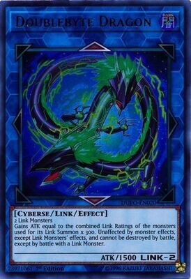 Doublebyte Dragon - DUPO-EN020 - Ultra Rare 1st Edition Duel Power 1st Edition Singles