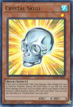 Crystal Skull - BLCR-EN022 - Ultra Rare 1st Edition Battles of Legend: Crystal Revenge 1st Edition Singles
