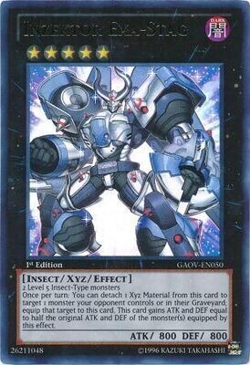 Inzektor Exa-Stag - GAOV-EN050 - Ultra Rare 1st Edition Galactic Overlord 1st Edition Singles