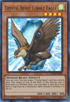 Crystal Beast Cobalt Eagle - BLCR-EN052 - Ultra Rare 1st Edition Battles of Legend: Crystal Revenge 1st Edition Singles