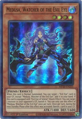 SH Medusa, Watcher of the Evil Eye - MP20-EN233 - Ultra Rare 1st Edition
2020 Mega-Tin: Lost Memories 1st Edition Singles