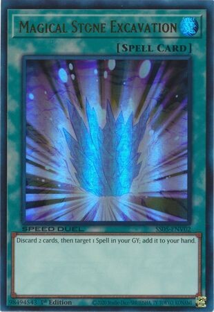 Magical Stone Excavation - SS05-ENV02 - Ultra Rare 1st Edition
Speed Duel Starter Decks: Twisted Nightmares Singles