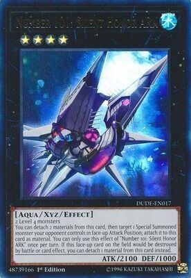 SH Number 101: Silent Honor ARK - DUDE-EN017 - Ultra Rare 1st Edition Duel Devastator 1st Edition Singles