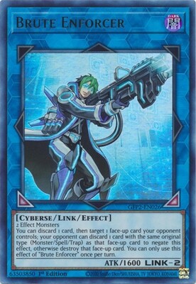 Brute Enforcer - GFP2-EN026 - Ultra Rare 1st Edition Ghosts From The Past: The 2nd Haunting 1st Edition Singles