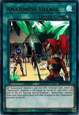 Amazoness Village - SS02-ENV03 - Ultra Rare 1st Edition Speed Duel Starter Decks: Duelists of Tomorrow Singles