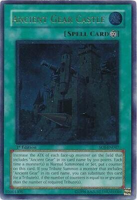 Ultimate Rare - Ancient Gear Castle - SOI-EN047 1st Edition Shadow of Infinity [SOI] 1st Edition Singles
