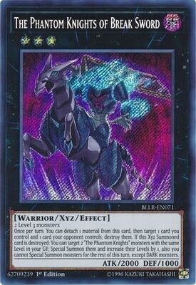 The Phantom Knights of Break Sword - BLLR-EN071 - Secret Rare 1st Edition
Battles of Legend: Light&#39;s Revenge Singles