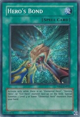 Hero&#39;s Bond - PP02-EN012 - Secret Rare
Premium Pack: Series PP01 &amp; PP02 Secret Rares