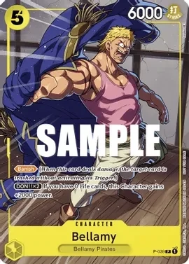 Bellamy (Pirates Party Vol. 4) - One Piece Promotion Cards (OP-PR)
One Piece Promotion Cards
