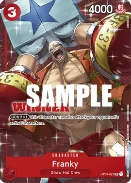 Franky (Tournament Pack Vol. 2) [Winner] - One Piece Promotion Cards (OP-PR)