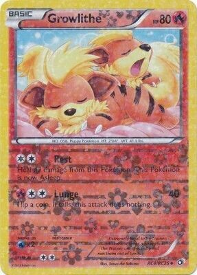 Growlithe - RC4/RC25 - Uncommon
Black &amp; White 11: Legendary Treasures Singles
